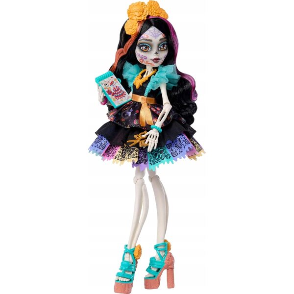 Monster High Skelita Calaveras - Verzamelpop met accessoires en hond