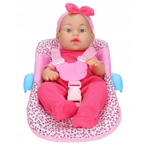 Baby Doll con Marsupio 30 cm per Bambine dai 3 Anni in Materiali Sicuri