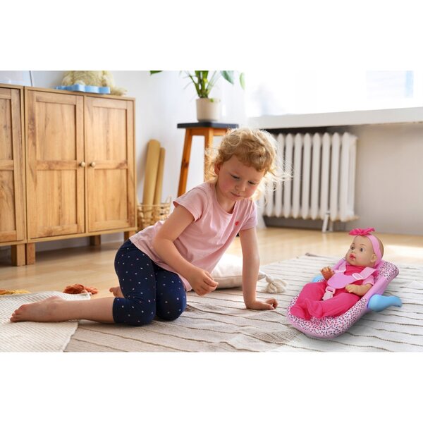 Baby Doll con Marsupio 30 cm per Bambine dai 3 Anni in Materiali Sicuri