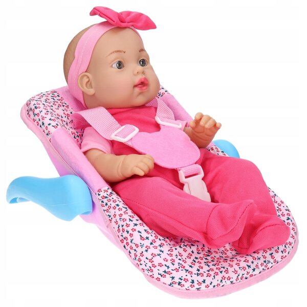 Baby Doll con Marsupio 30 cm per Bambine dai 3 Anni in Materiali Sicuri