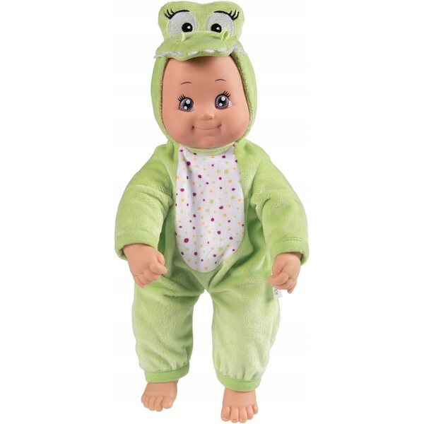 MiniKiss Smoby Coccodrillo Baby Doll 30 cm con effetto bacio per bambini dai 12 mesi in su
