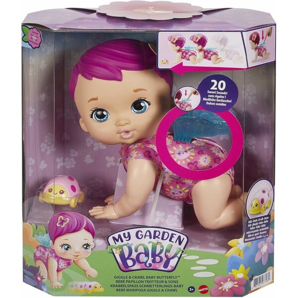 My Garden Baby Doll Interattiva con 20 Suoni per Bambini 3+ Anni
