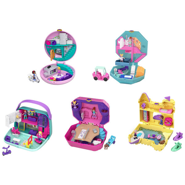 Polly Pocket Mattel 12 см - Пластмасова кукла за деца от 3 години