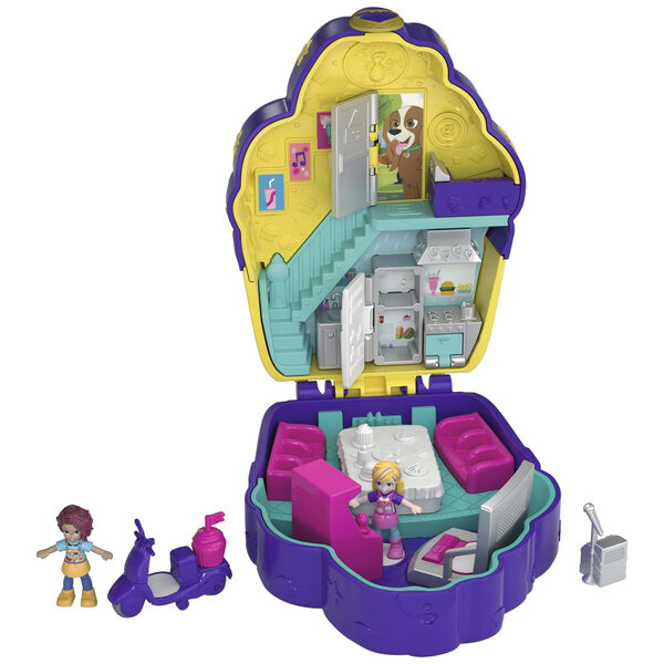 Polly Pocket Mattel 12 cm - Poupée en plastique pour enfants à partir de 3 ans