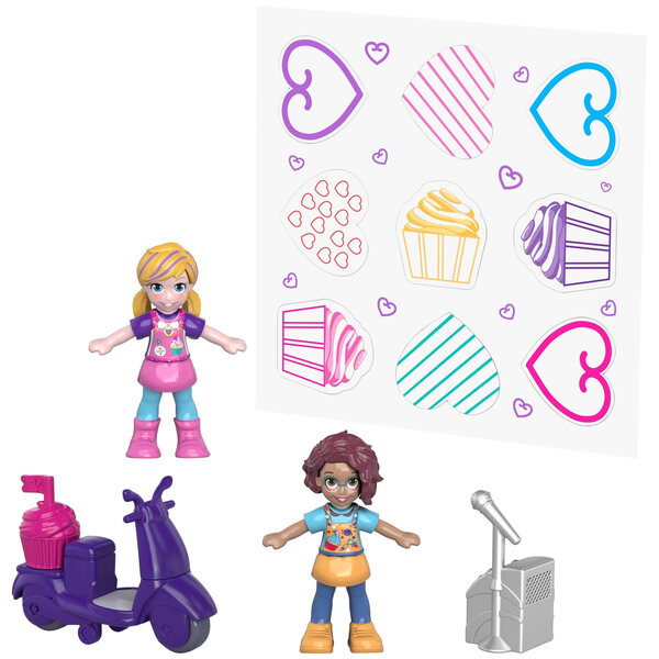 Polly Pocket Mattel 12 cm - Poupée en plastique pour enfants à partir de 3 ans