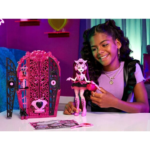 Monster High Scarysecrets of Draculaura: bambola da collezione con accessori e segreti