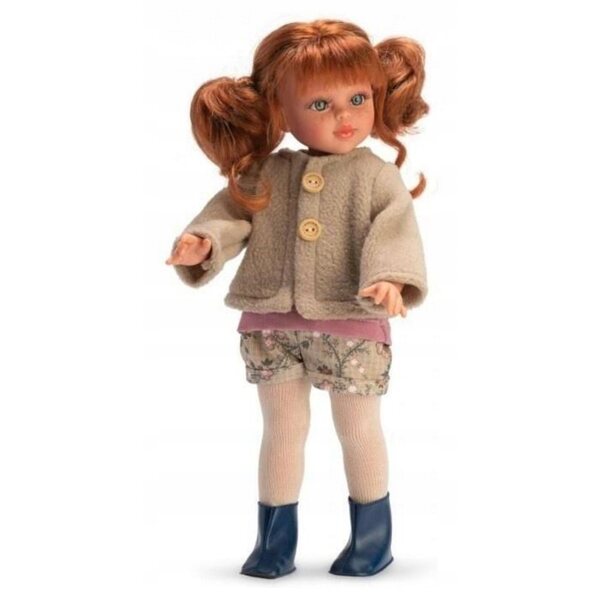 Spanische Puppe Sabrina 40 cm mit Wintermantel Asia 0517650