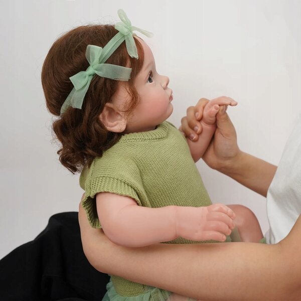 Lal​​la Neonato Realistica Julia 55cm in Silicone, Bambina Come Vera