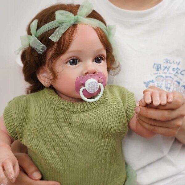 Lal​​la Neonato Realistica Julia 55cm in Silicone, Bambina Come Vera
