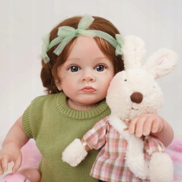 Lal​​la Neonato Realistica Julia 55cm in Silicone, Bambina Come Vera