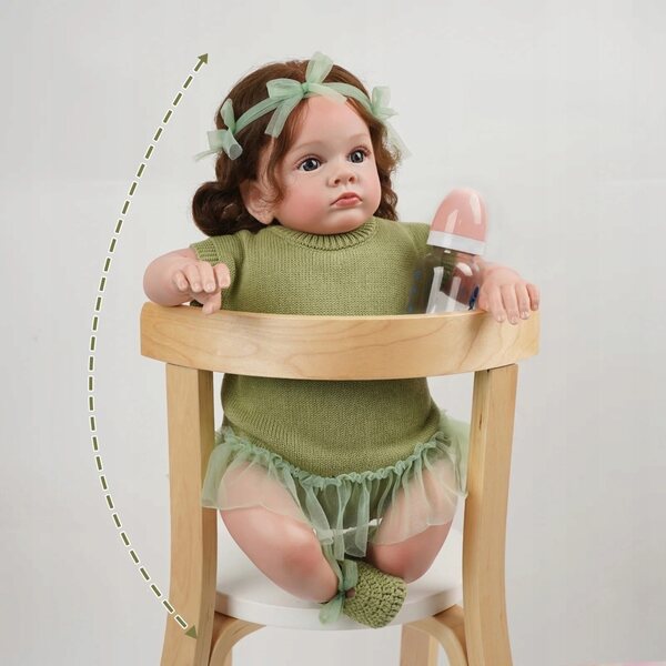 Lal​​la Neonato Realistica Julia 55cm in Silicone, Bambina Come Vera