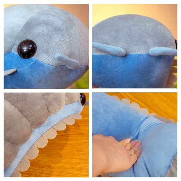 Cuscino in peluche XSHELLEY 30 cm - giocattolo con insetti per bambini 3+