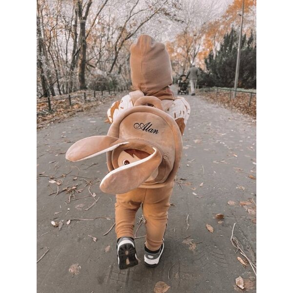 Zaino in peluche Metoo Króliś personalizzato con nome per bambini 12m+
