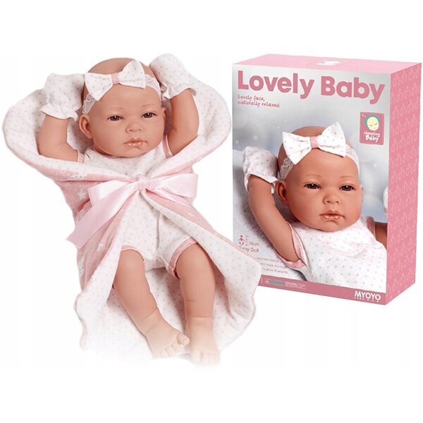 Baby Doll Realistica con Copertina e Ciuccio per Bambini 3+ Madej