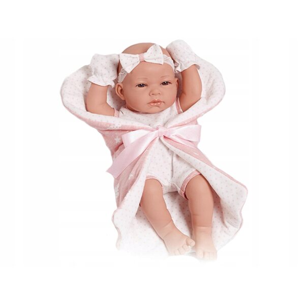 Baby Doll Realistica con Copertina e Ciuccio per Bambini 3+ Madej