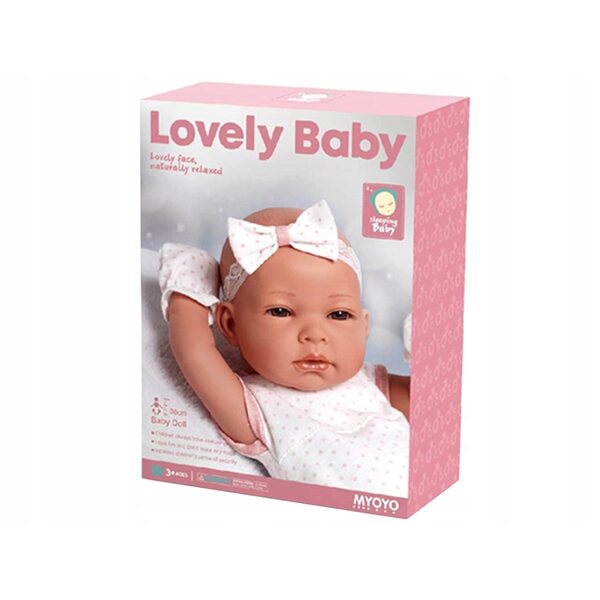 Baby Doll Realistica con Copertina e Ciuccio per Bambini 3+ Madej