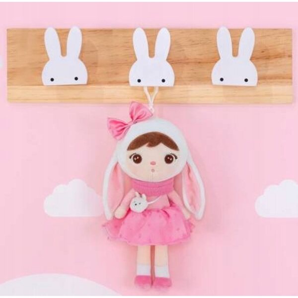 Mini Rabbit Doll Metoo personalizzata con nome 33 cm per neonati 0+