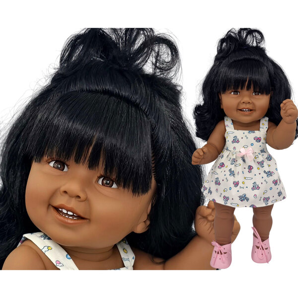 Bambola spagnola Diana 47 cm in vinile fatta a mano Manolo Dolls