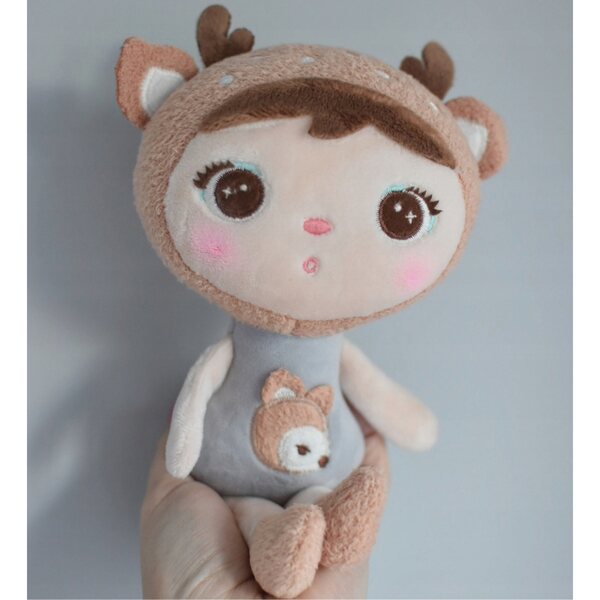 Metoo Cervo Mini bambola 22 cm con Personalizzazione Nome per Neonati