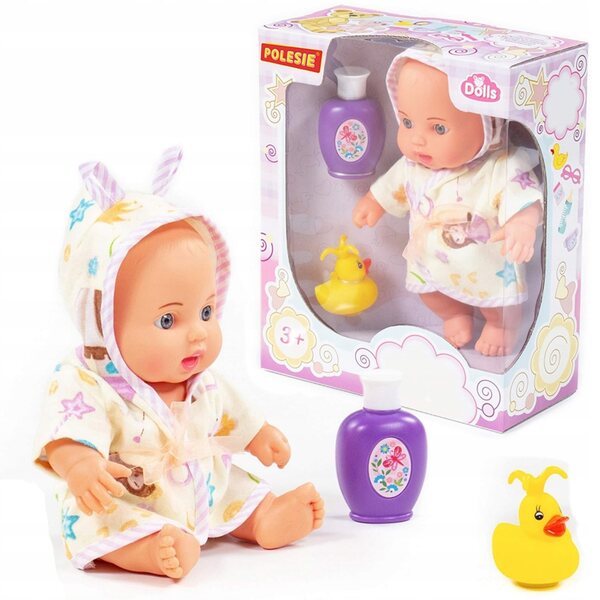Fantastica bambola da 24 cm con set da bagno POLESIE 3+