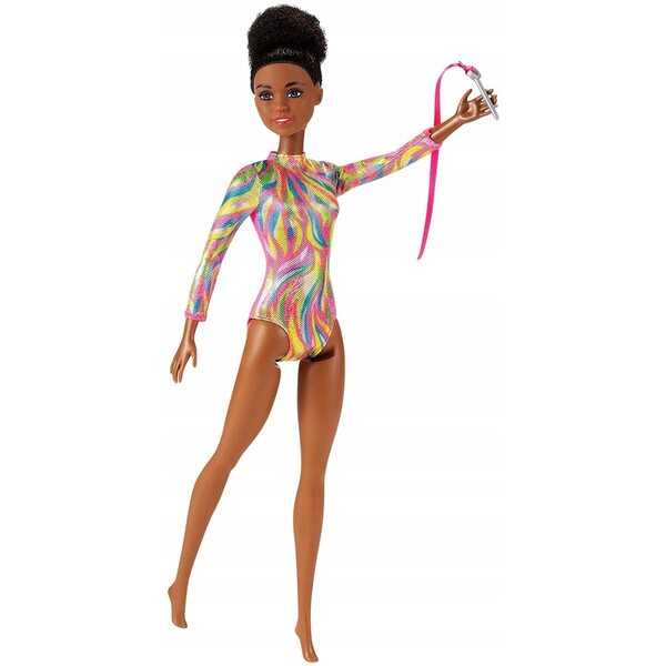 Barbie Fashionista Turnerin mit Turnkostüm 5 cm für Kinder ab 3 Jahren