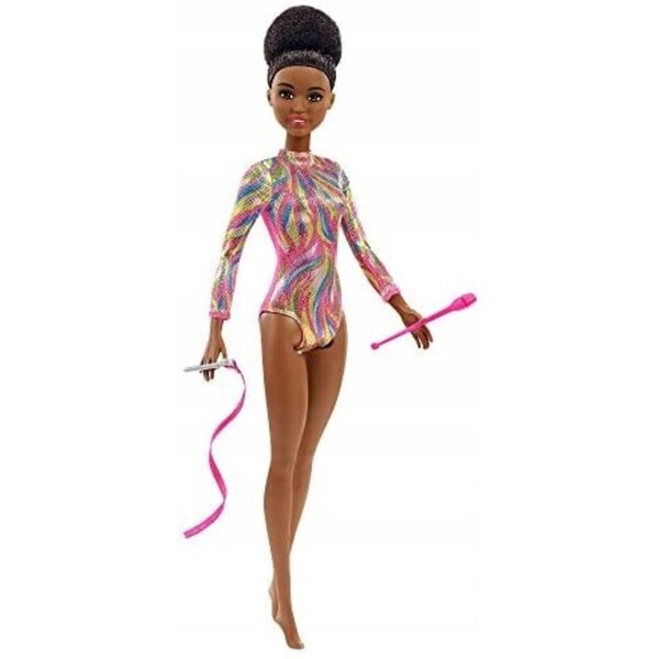 Barbie Fashionista Turnerin mit Turnkostüm 5 cm für Kinder ab 3 Jahren