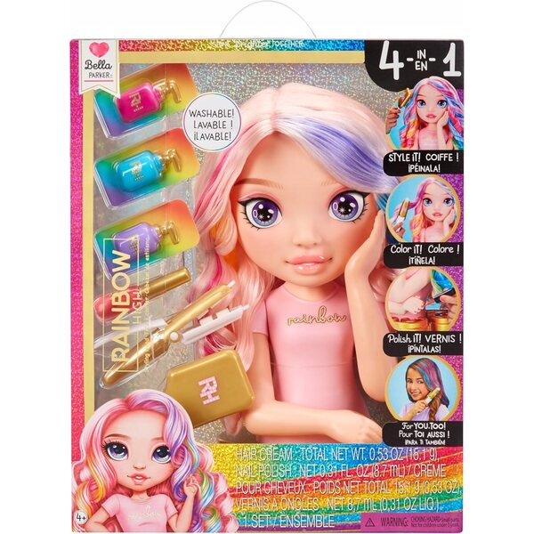 Rainbow High Styling Head - Testa per Acconciature e Colorazioni per Bambini
