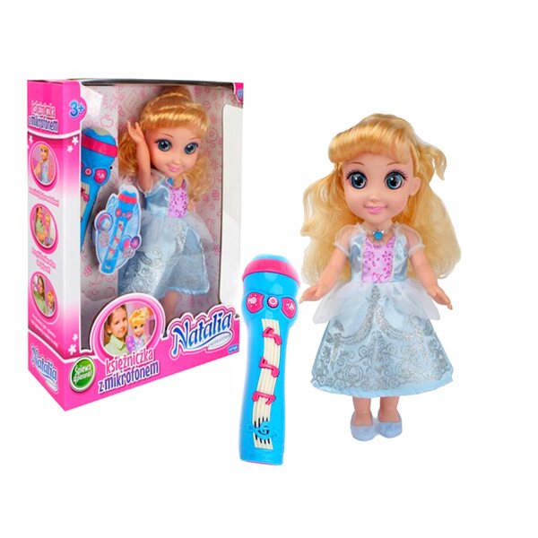 Bambola Interattiva Principessa Natalia con Microfono - Gioco Sonoro per Bambini 3+