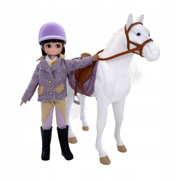 Lottie Jockey avec Cheval Set LT162 - Jouet pour Enfants 3+