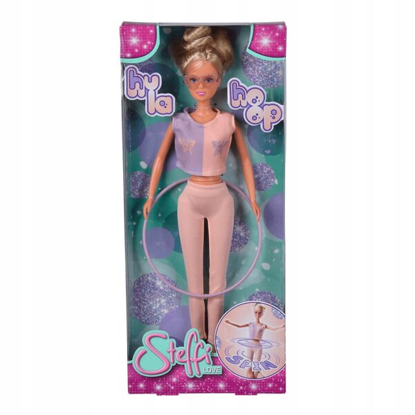 Bambola Steffi con Hula Hoop e Abbigliamento Sportivo per Bambini 3+