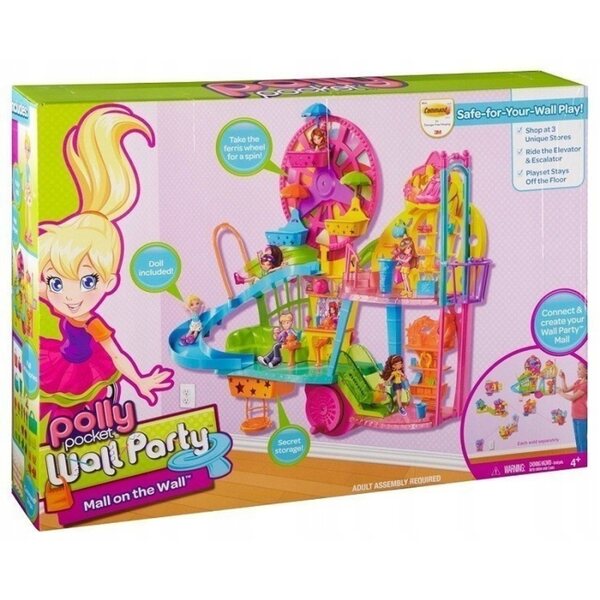 Polly Pocket Wall Shopping Center mit Puppe und Zubehör 37 cm