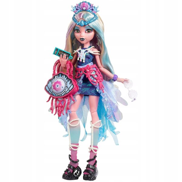 Monster High Lagoona Blue 29 cm – Monster Fest Sammelpuppe mit Zubehör