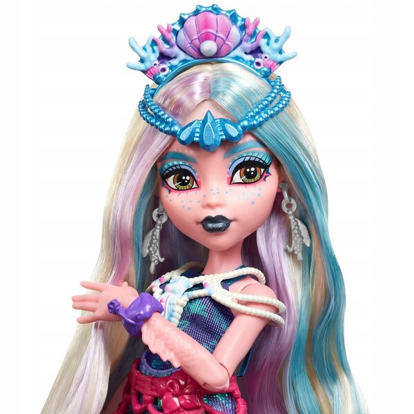 Monster High Lagoona Blue 29 cm – Monster Fest Sammelpuppe mit Zubehör