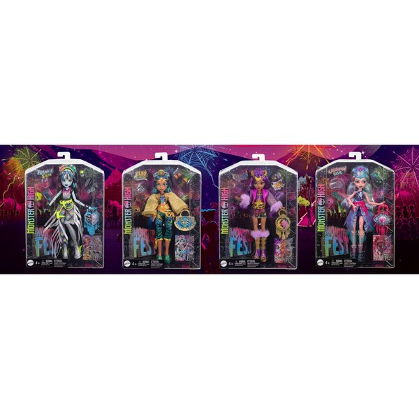 Monster High Lagoona Blue 29 cm – Monster Fest Sammelpuppe mit Zubehör