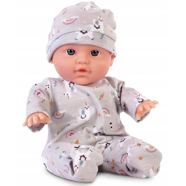 Bambola Natalia Bobasek 30 cm con suoni, abbigliamento alla moda e batteria inclusa
