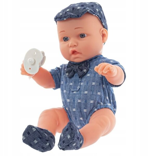 Bambolina Eurobaby 30 cm con vestiti eleganti e movimenti realistici