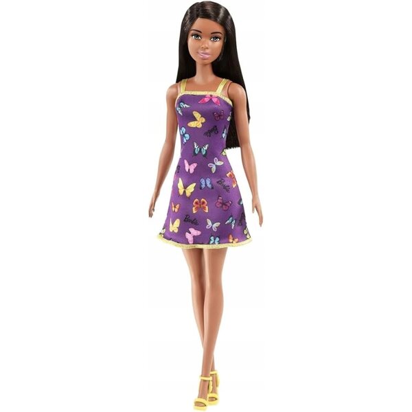 Barbie mit elegantem lila Schmetterlingskleid 29 cm für kreative Mädchen