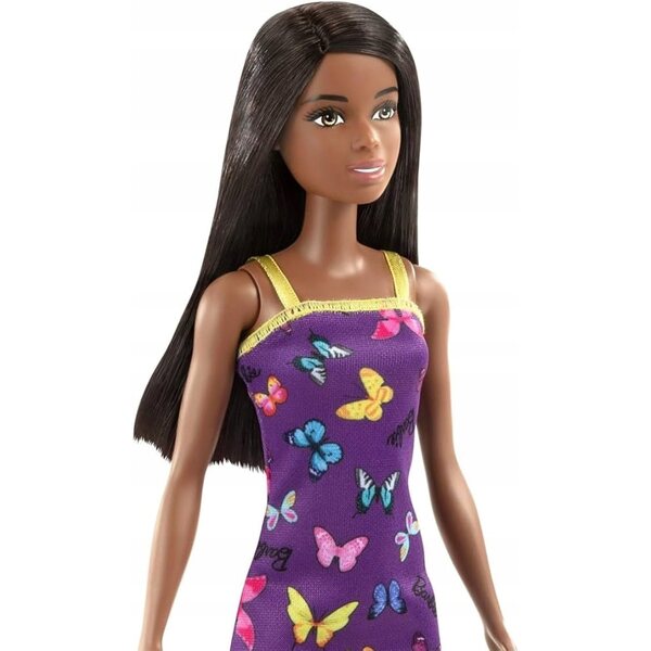 Barbie mit elegantem lila Schmetterlingskleid 29 cm für kreative Mädchen