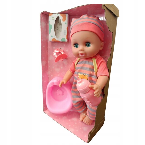 Bambolina interattiva con suoni e accessori, 30 cm, per bambini dai 3 anni in su