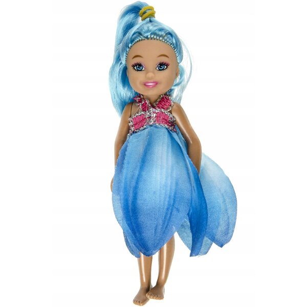 Feenpuppe 13 cm im bunten Kleid mit Flügeln – Zauberhaftes Spiel für Kinder