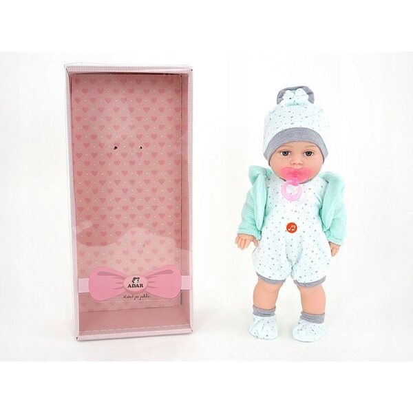 Bambola Neonato Interattiva con Suoni 38 cm per Bambini 3+ Adar Certificata