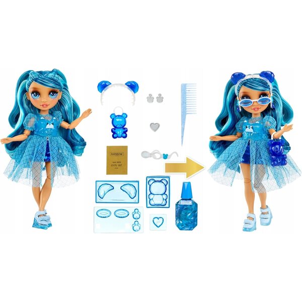Rainbow High Skyler con Kit Creative Crystals per Accessori Moda Fai da Te