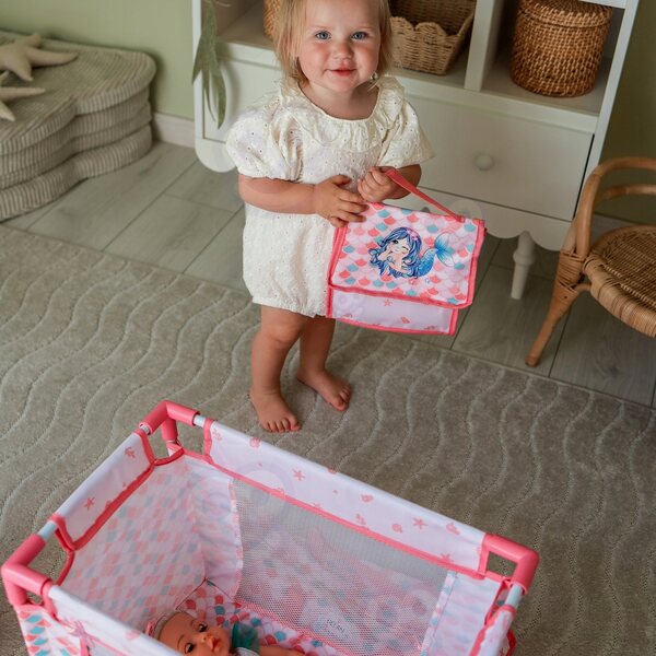 WOOPIE ROYAL Sirena Baby Doll Interattiva con Suoni e Accessori 18 in 1