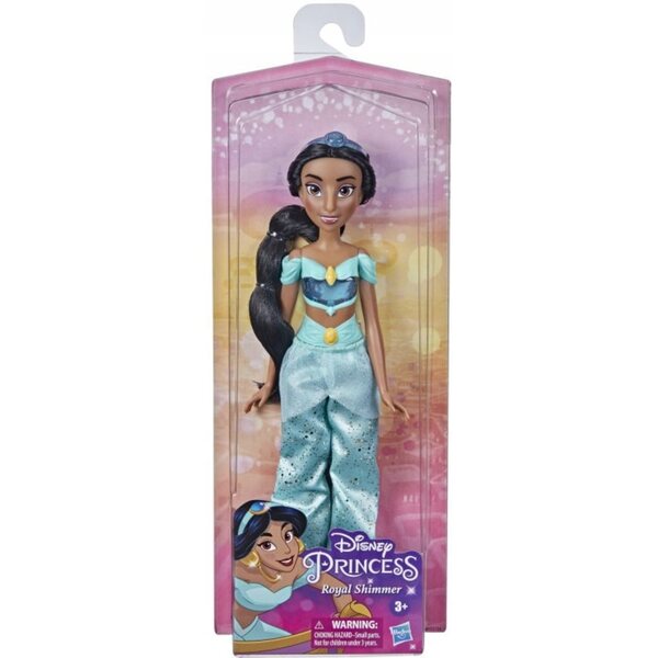 Disney Prinzessin Jasmina, 27 cm große Hasbro-Puppe mit brillantem Kleid und Accessoires