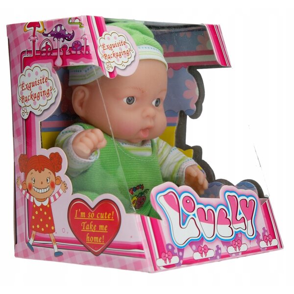 Bambola Baby Vixon morbida per bambini 3+ anni, dimensioni 15x13 cm
