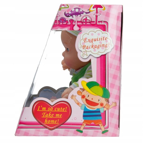 Bambola Baby Vixon morbida per bambini 3+ anni, dimensioni 15x13 cm
