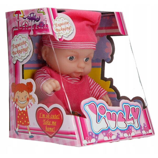 Bambola Baby Vixon morbida per bambini 3+ anni, dimensioni 15x13 cm