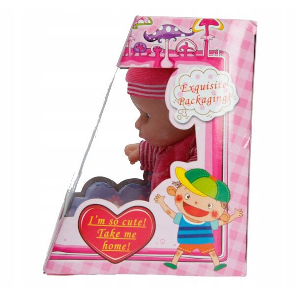 Bambola Baby Vixon morbida per bambini 3+ anni, dimensioni 15x13 cm