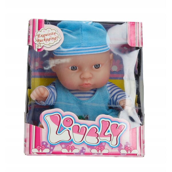 Bambola Baby Vixon morbida per bambini 3+ anni, dimensioni 15x13 cm