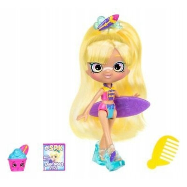 Shopkins Shoppies Sandi Shores mit Modeaccessoires und exklusiver Figur